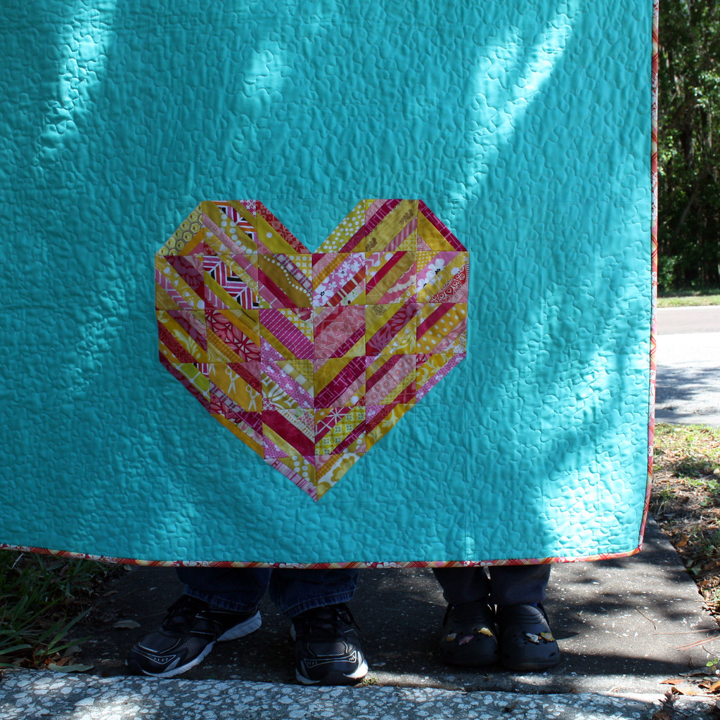 Michelle's quilt with feet Blogged at dontcallmebetsy.co… Flickr