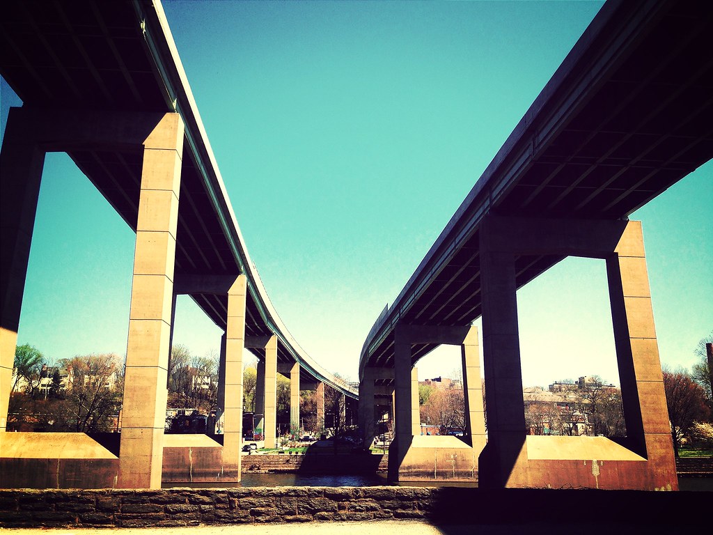 Bridges over the Schuylkill +contrast, +saturation, +sharp… Flickr