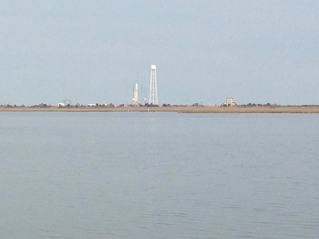 Antares on Pad 0A from Arbuckle Neck Paulo O Flickr