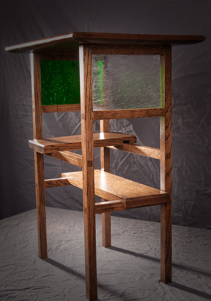 Oak/glass side table 200 tgolbuff Flickr