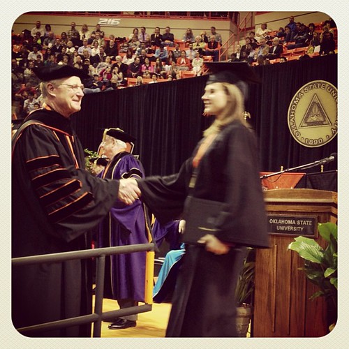 Oklahoma State University President Burns Hargis congratul… Flickr