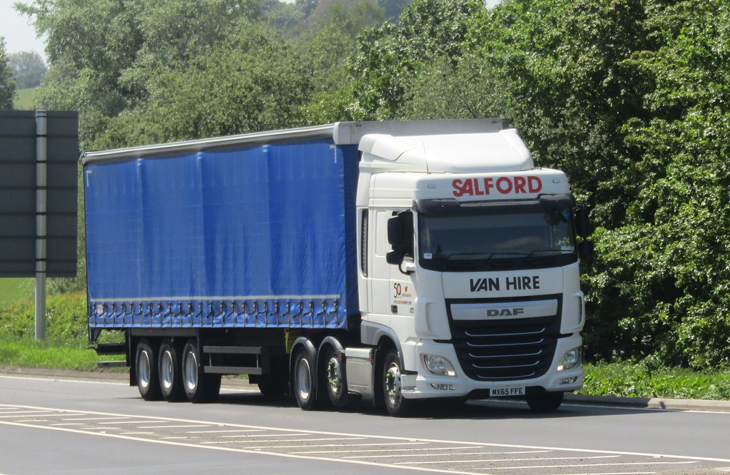 Salford van hire MX65 FFE at Gledrid services Thanks for h… Flickr