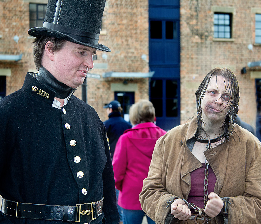 Police and the pauper Gloucester Docks Period costume at G… Flickr