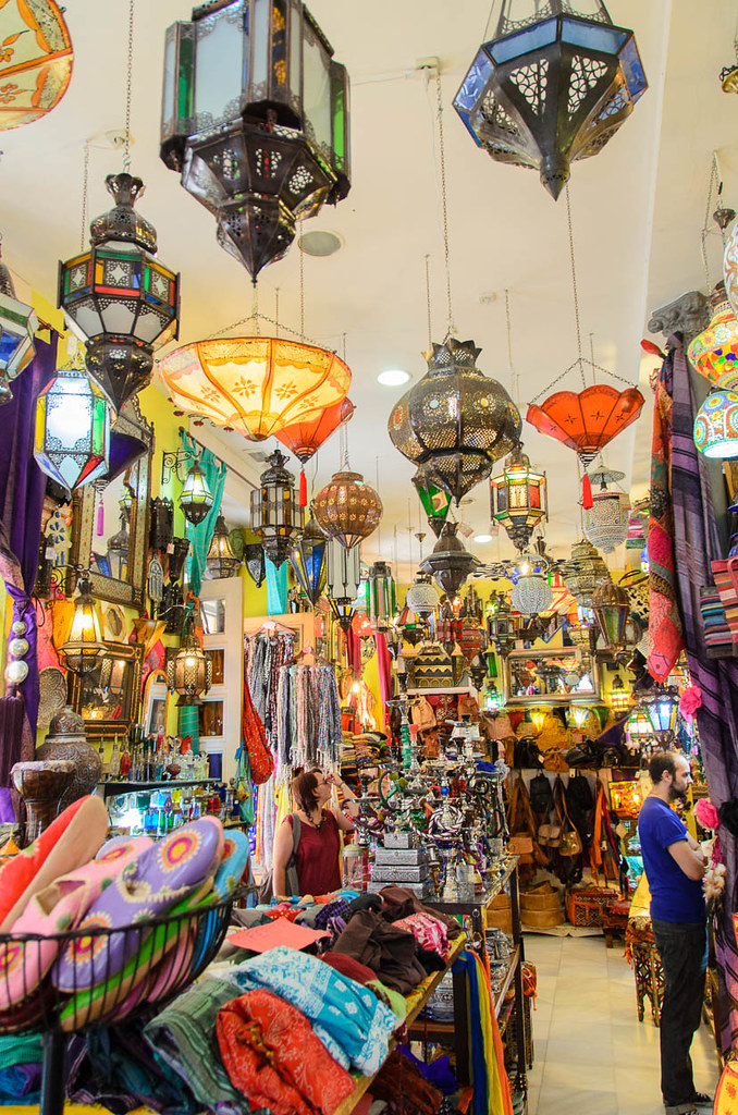 Souvenir shops, Malaga, Spain Barbara Griffin Robinson Flickr