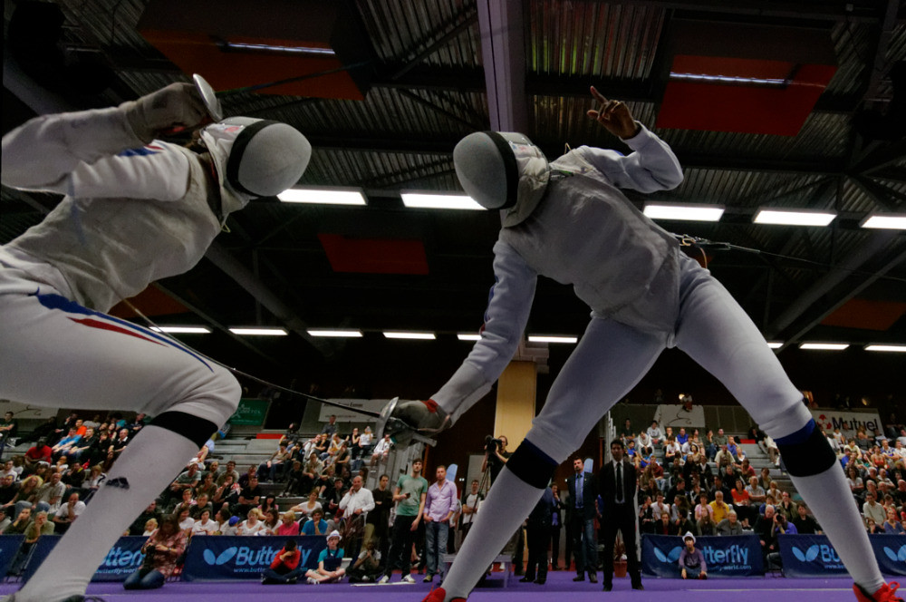 French Fencing Championship 2013 Ysaora Thibus (à gauche) … Flickr