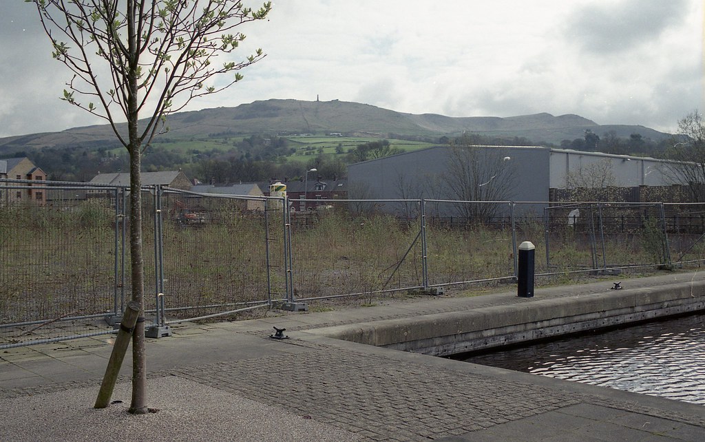 Waste ground and marina, Greenfield, with Pots and Pans mo… Flickr