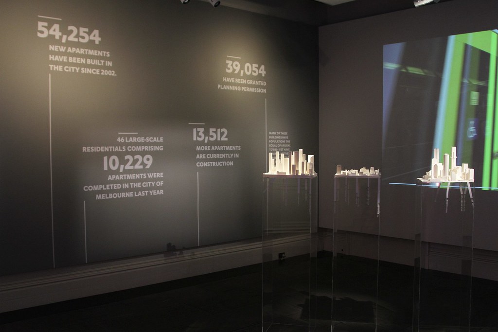 Scale models of the Melbourne CBD on display a photo on Flickriver