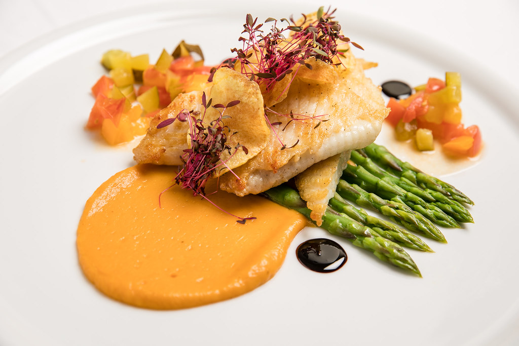 Pan fried John Dory (St. Pierre) fillet served with puree … Flickr