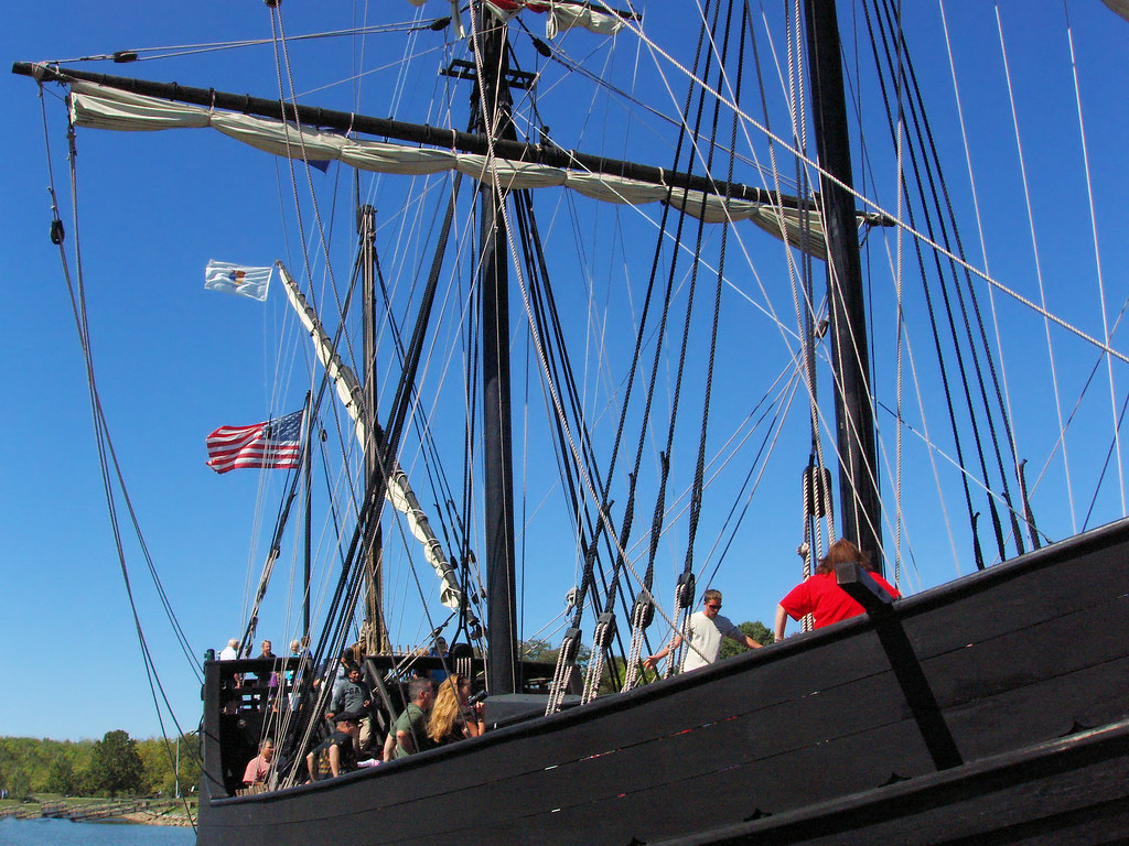 Columbus Ship A Recreation Of One Of The Ships Columbus Us… Flickr