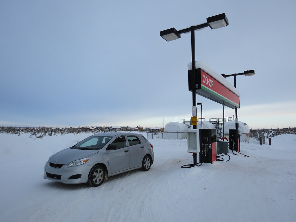Fuel stop in Fort McPherson, NWT Can’t remember the price … Flickr