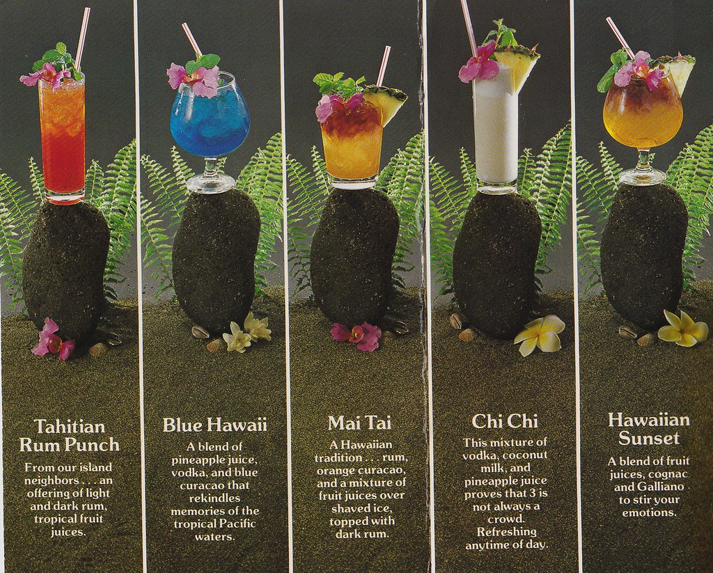 Tropical Cocktails Postcard Courtesy Great Sensations, Hon… Flickr