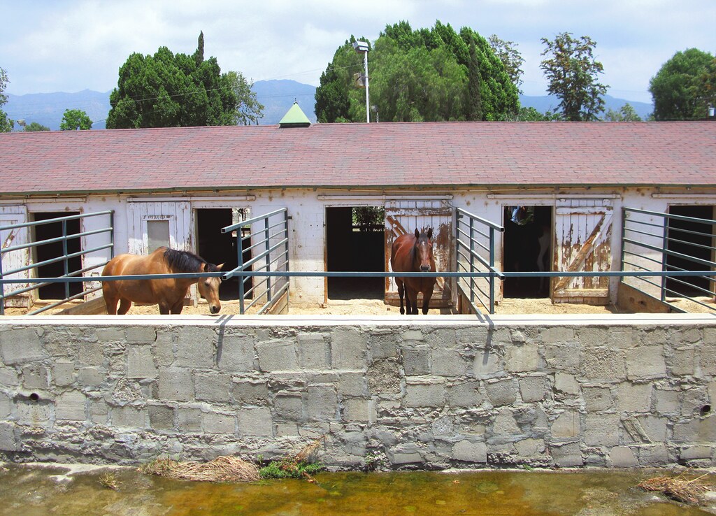 The Burbank Western Channel A horse stable on a tributary … Flickr