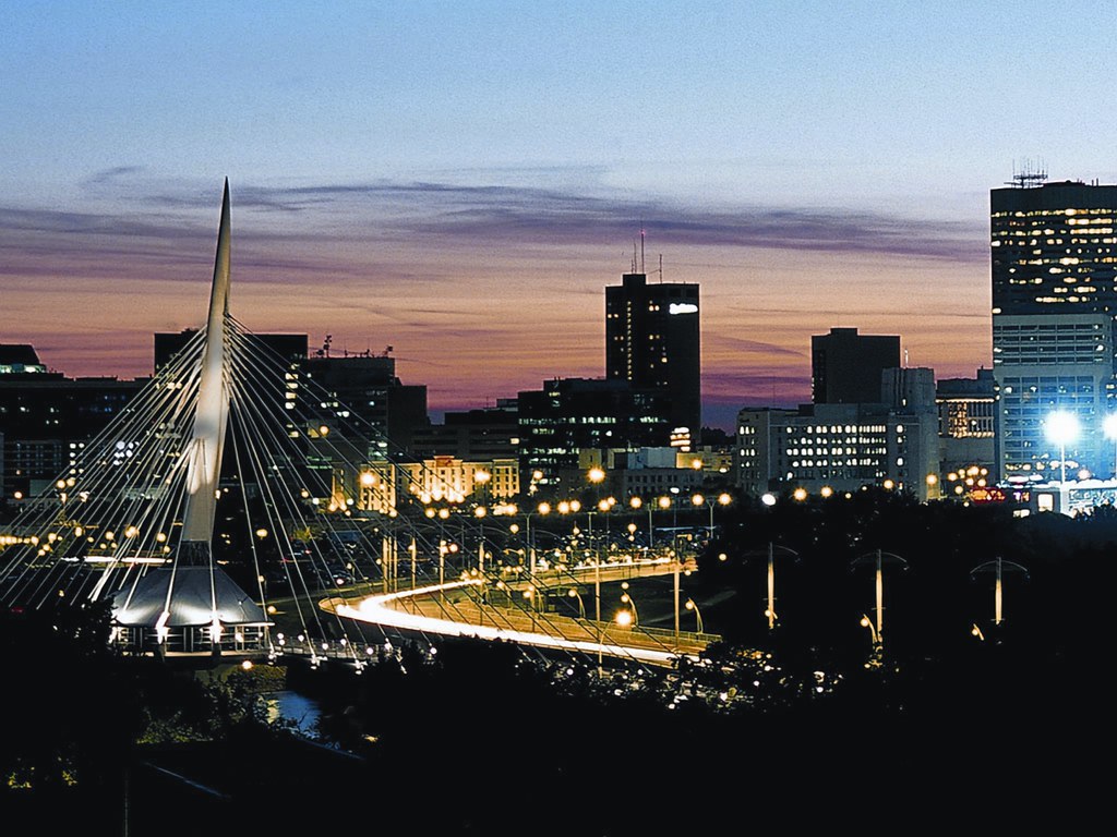 Winnipeg Skyline at Dusk Photo Source Economic