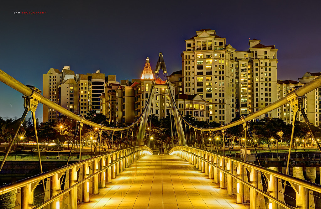 Golden Bridge A suspension footbridge built in 1998 allows… Flickr