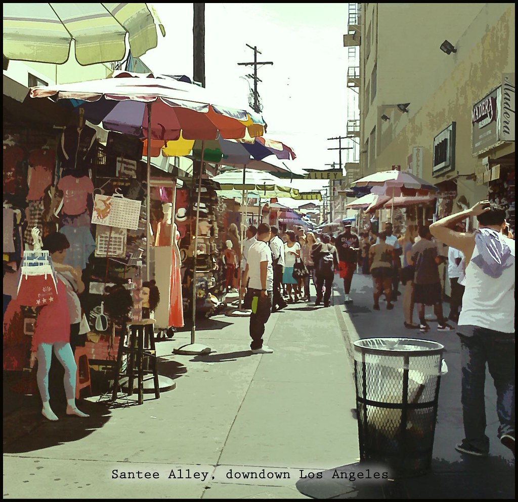 Santee Alley Outdoor bazaar in downtown Los Angeles. Cheap… Flickr