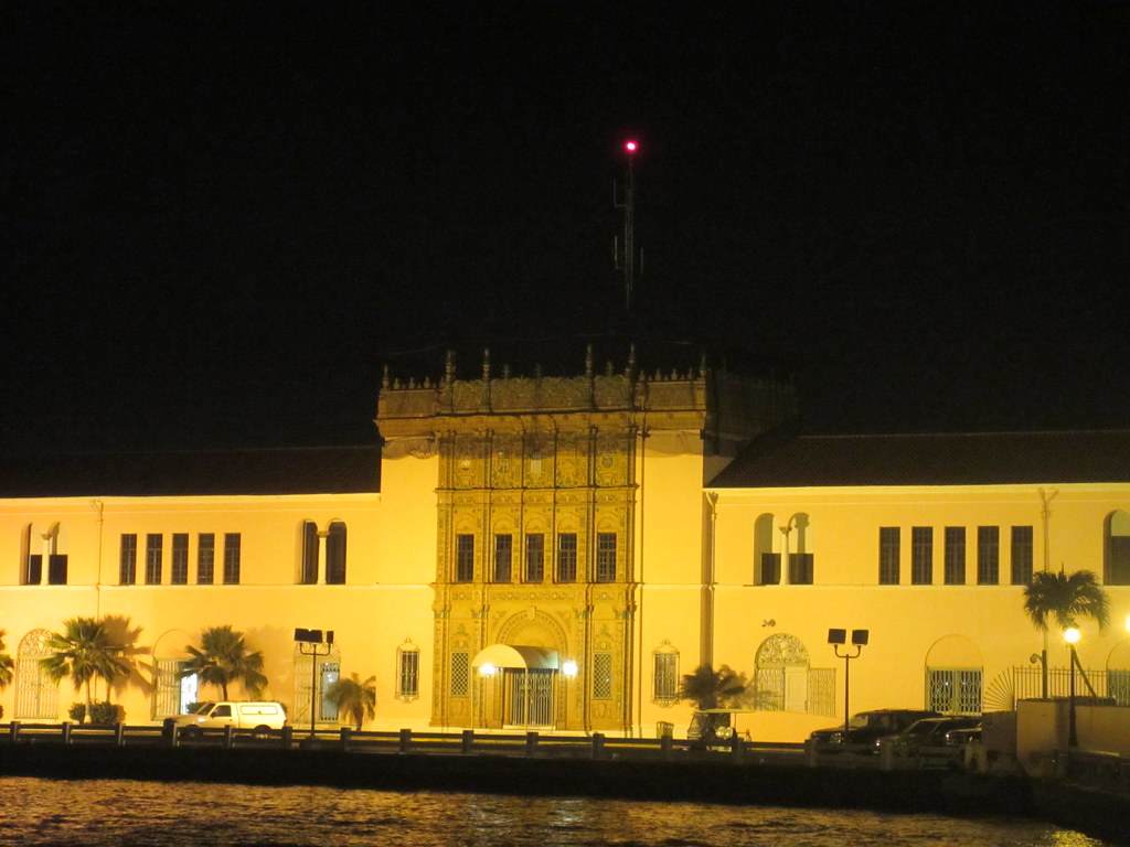 Puerto Rico, Old San Juan Harbor at night Puerto Rico (Spa… Flickr