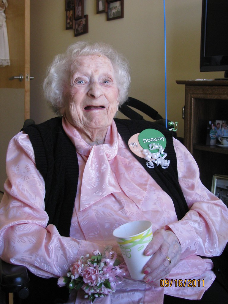 Dorothy Cole Milne Taken on her 99th Birthday September 20