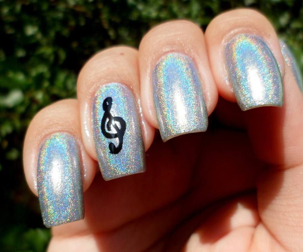 22. Unha inpirada por música Desafio das 31 unhas Flickr