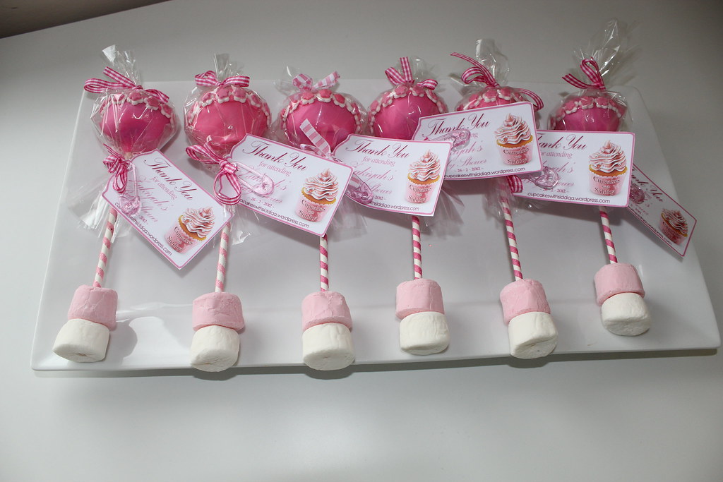 Baby rattle cake pops Flickr