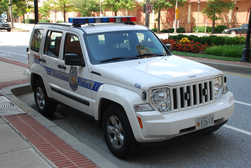 Baltimore Police Jeep Liberty in Baltimore, Maryland. So Cal Metro