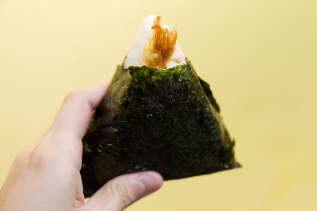 Shrimp tempura onigiri Yaya Tea Garden 2.50 Flickr