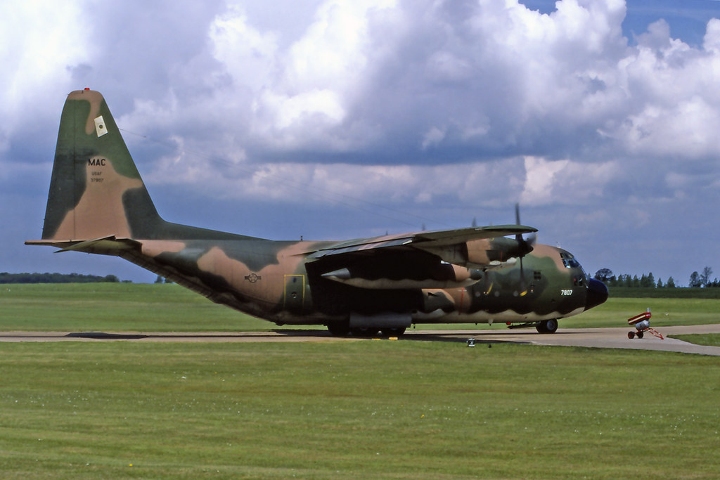 637807 C130E. 317 TAW. Pope AFB, North Carolina. MAC. Ju… Flickr