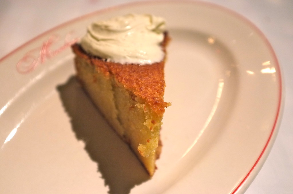 Olive Oil Cake and Vanilla Bean Mascarpone Maialino NYC Flickr