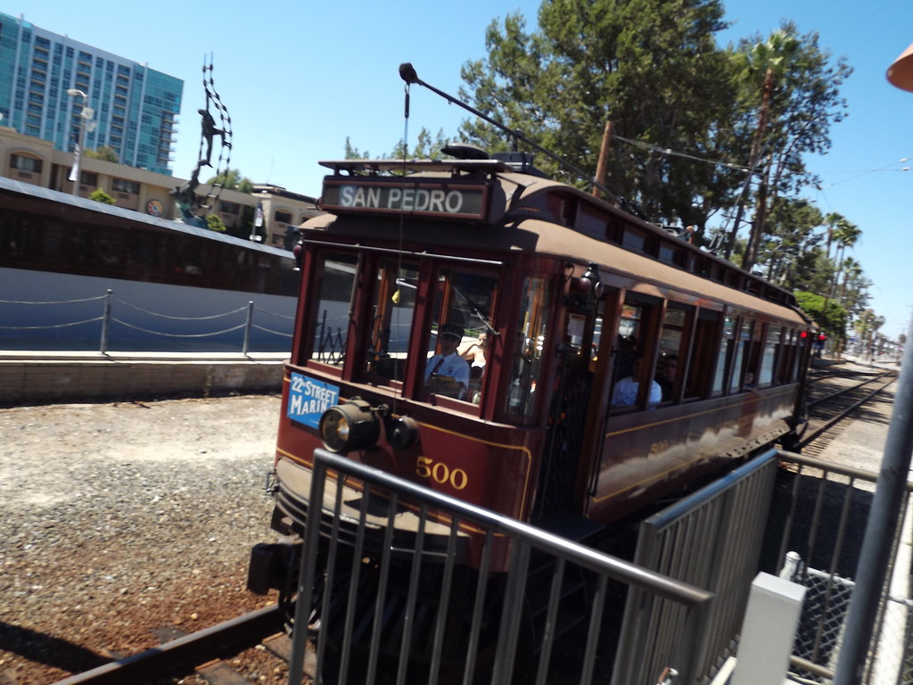 Riding the BIG RED CARS of San Pedro 2 of the Red Cars, 50… Flickr