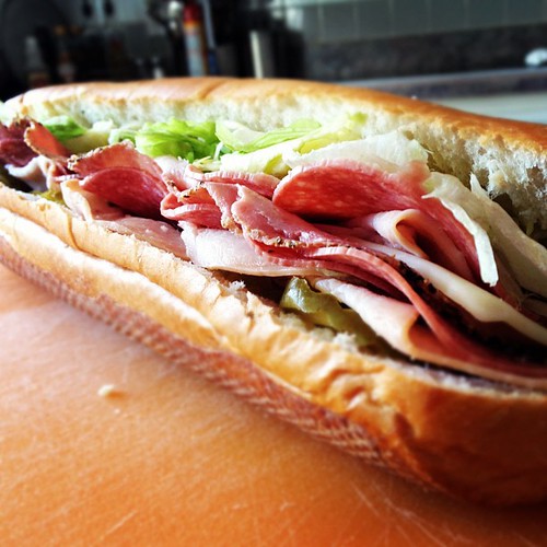 Homemade Hoagie with Turkey Pastrami, Salami, Smoked Turke… Flickr