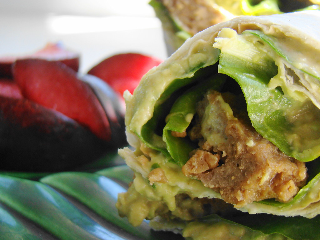 Seitan Wrap with Chipotle Mayo and Avocado Lavish, Chipotl… Flickr