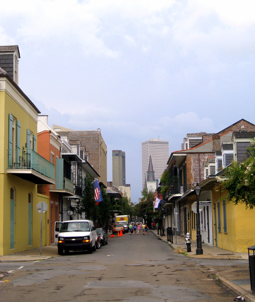 New Orleans French Quarter View of Chartres Street Tow… Flickr