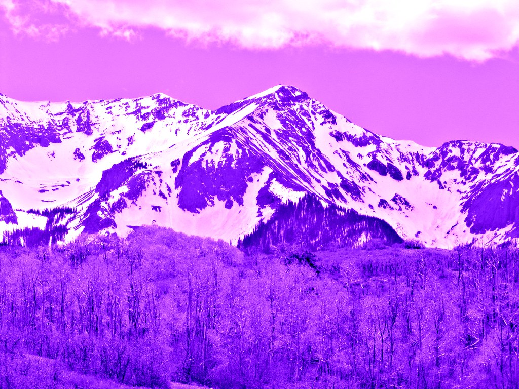 Purple mountain majesty (literally) San Juan Mountains of … Flickr
