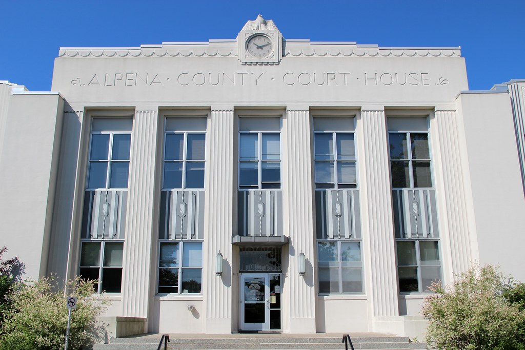 Alpena County Courthouse (Alpena, Michigan) Historic 1935 … Flickr