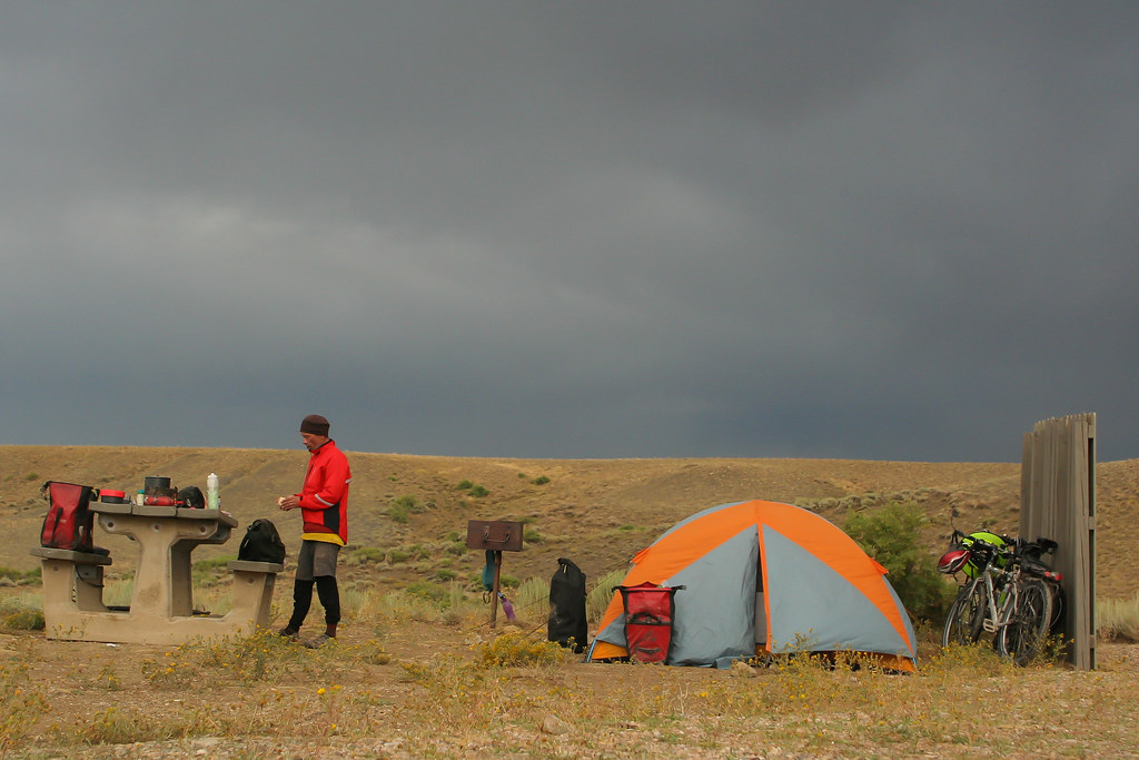 Camping at Teton Reservoir near Rawlins Wyoming Amaya Williams + Eric