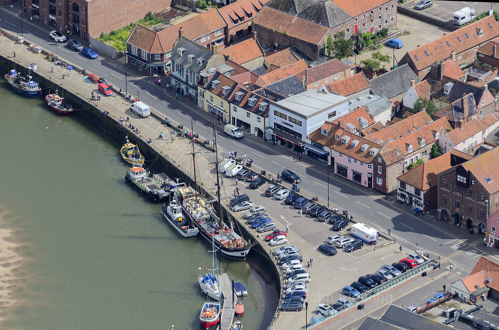 Wells Next The Sea quay aerial image Wells next the Sea ae… Flickr