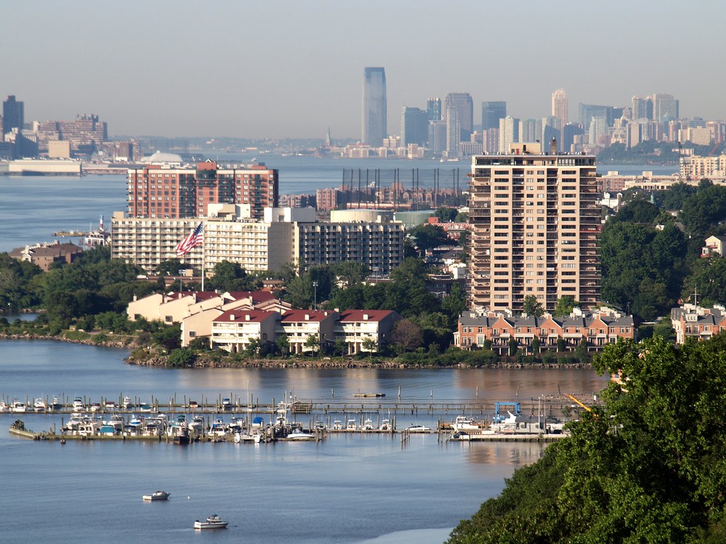 Edgewater on the Hudson River, New Jersey Aerial View from… Flickr