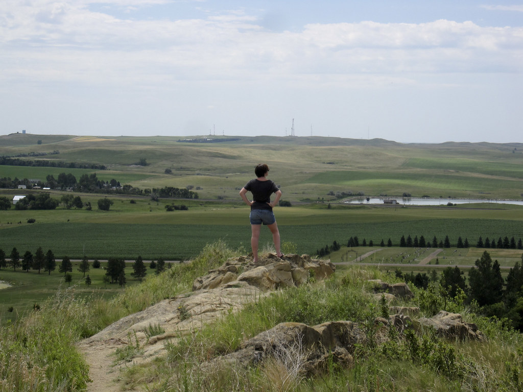 Amy Goes West North Dakota 2 Amy, surveying her lands Flickr