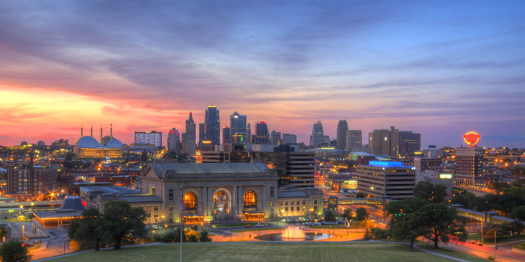Kansas City Skyline 1 I took this photo from the Liberty M… Flickr