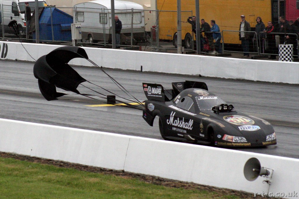 Jason Phelps on a test run in his Top Fuel Funny Car Flickr