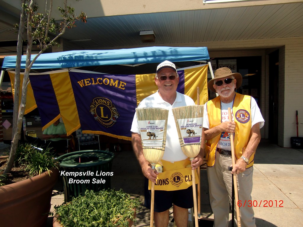 KLC Broom Sale & White Cane Fundraiser, 6302012 Kempsville Lions