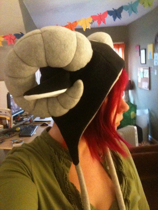 Ram Hat This is the largest set of horns I have ever made!… Flickr