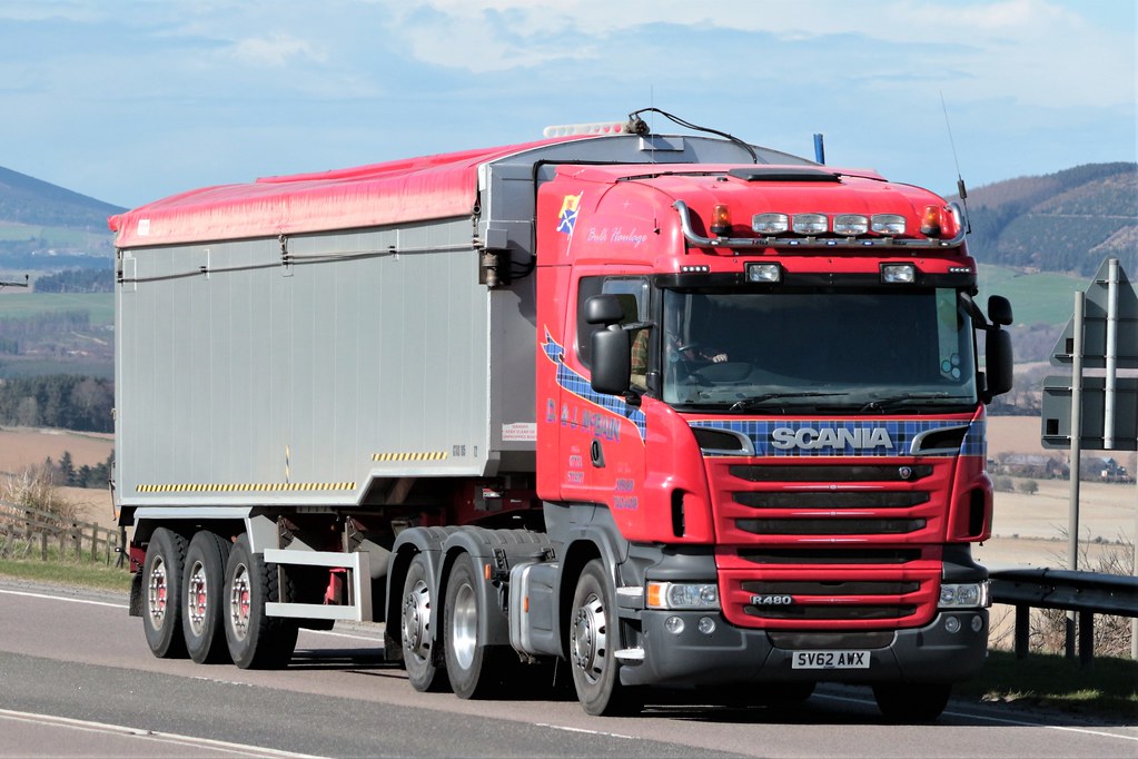 D & J McBain Scania Highline R480 SV62AWX A96 Glens of Fou… Flickr
