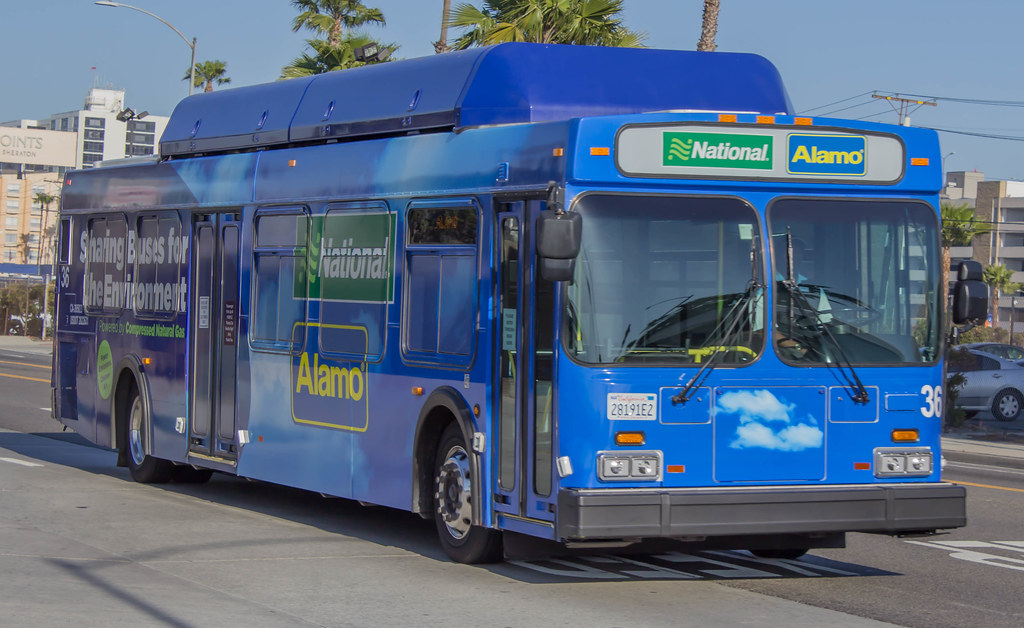 National Alamo Shuttle 36 Ex. MTS C40LF James Cuevas Jr. Flickr