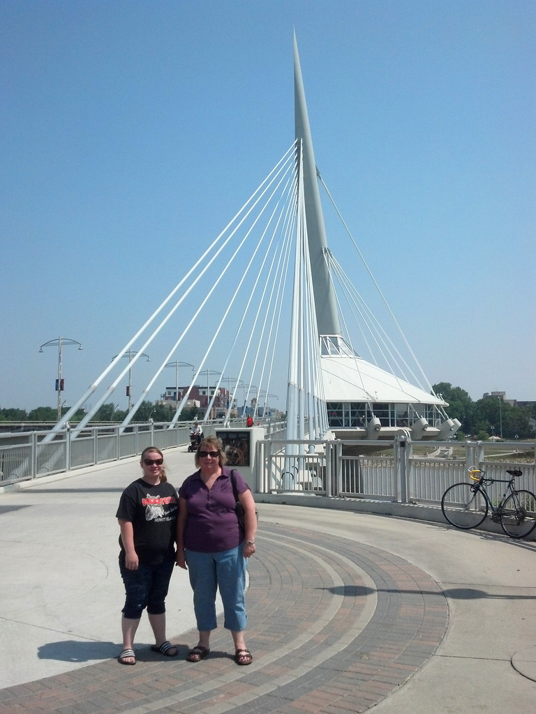 Bridge at The Forks, Winnipeg trapdoor_1873 Flickr