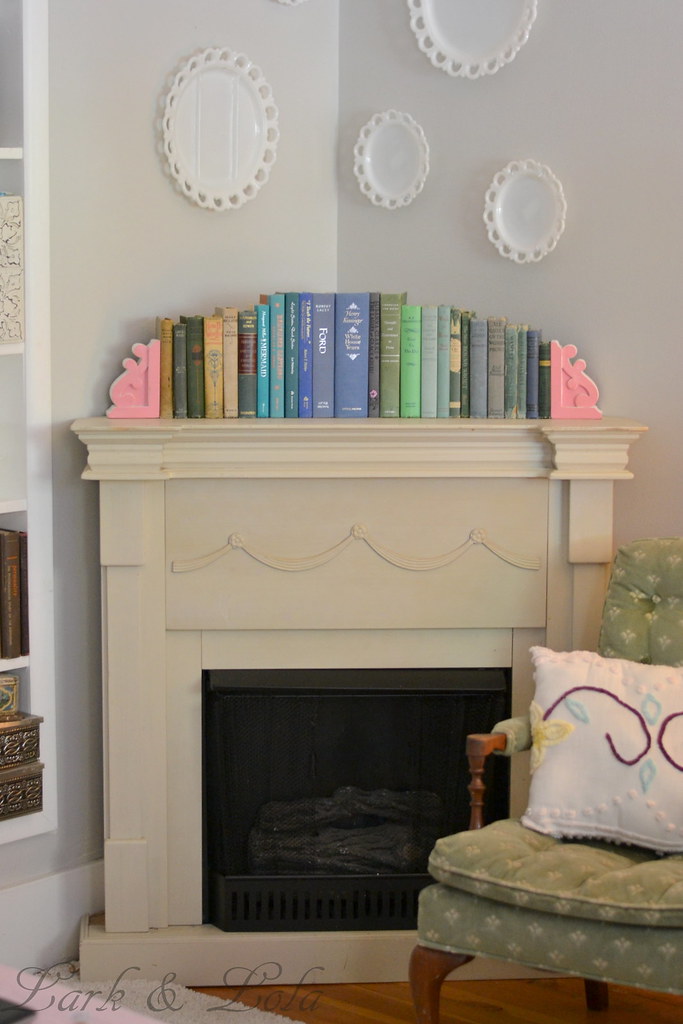 Redecorated fireplace mantle hkatee Flickr