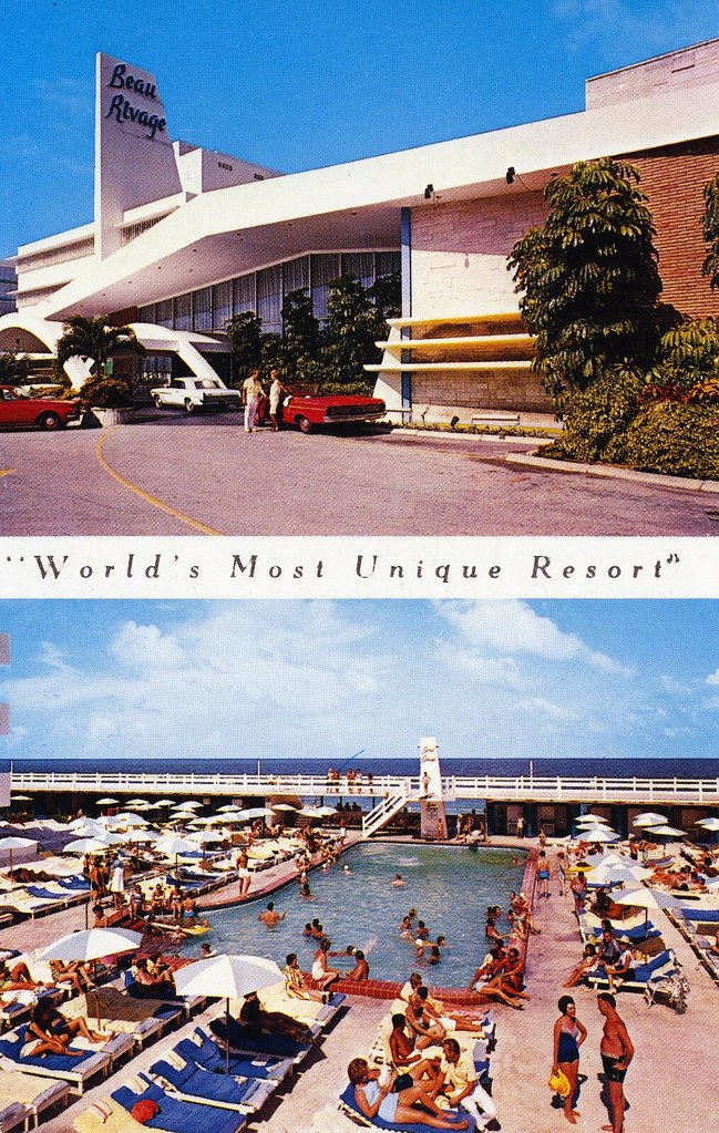 Beau Rivage Resort Motel Miami Beach FL On the Ocean at 99… Flickr