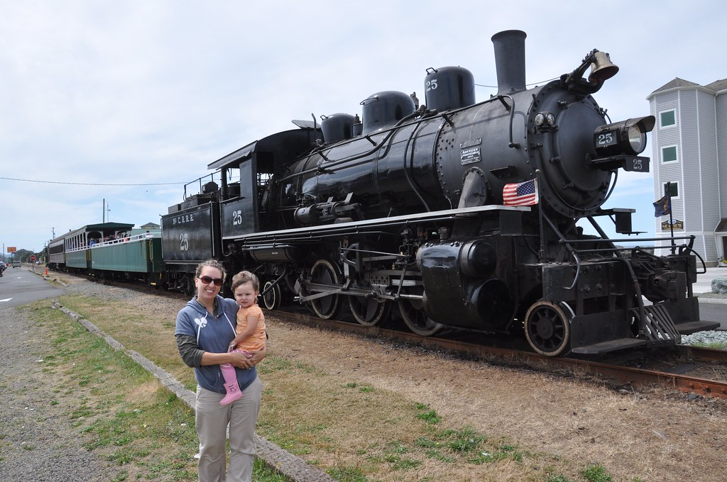 Train! Oregon Coast Rockaway Beach John Flickr
