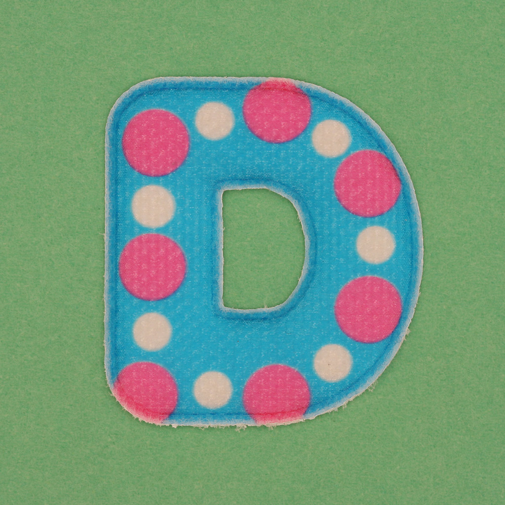Puffy Sticker Letter D Leo Reynolds Flickr