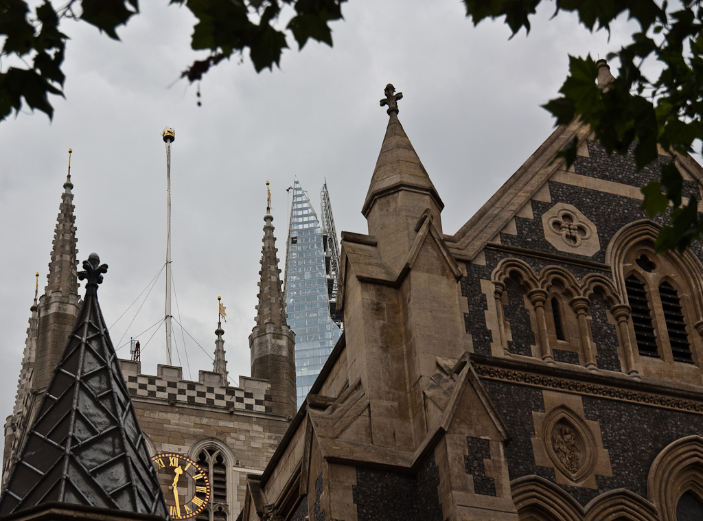 The Shard behind the church Henkka Flickr