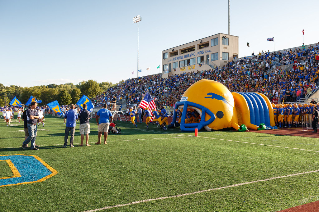 Carmel vs. Columbus North, Varsity Football August 17, 201